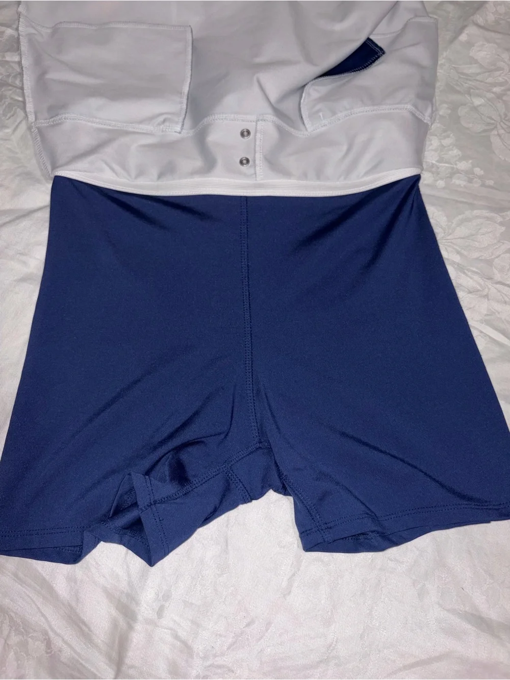 HTF Like new Lucky in Love Blue pink Tennis Skort